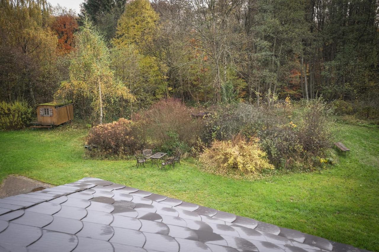Kleines Bahnhofshotel Greifenstein Bagian luar foto